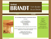 Tablet Screenshot of andrzejbrandt.com